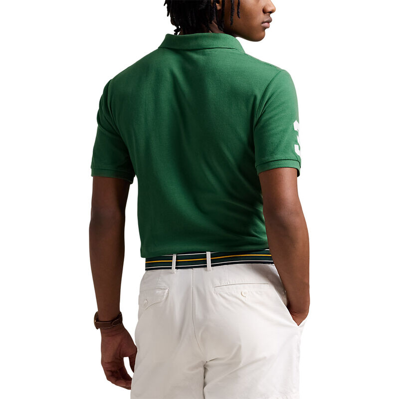 Polo Ralph Lauren Custom Slim Fit Big Pony Mesh Polo Shirt image number 1